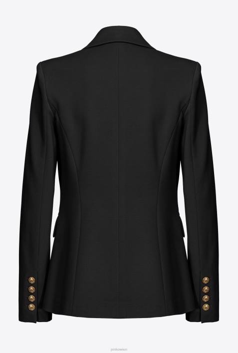 Blazer | Pinko Limousine schwarz Einreihiger BlazerZ4ZP623