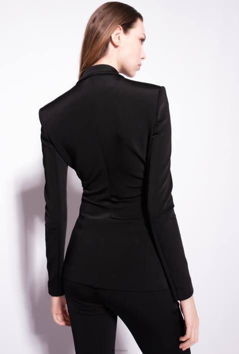 Blazer | Pinko Limousine schwarz Slim-Fit-Blazer aus technischem StoffZ4ZP611