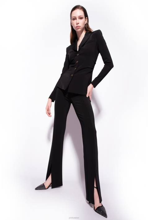 Blazer | Pinko Limousine schwarz Slim-Fit-Blazer aus technischem StoffZ4ZP611