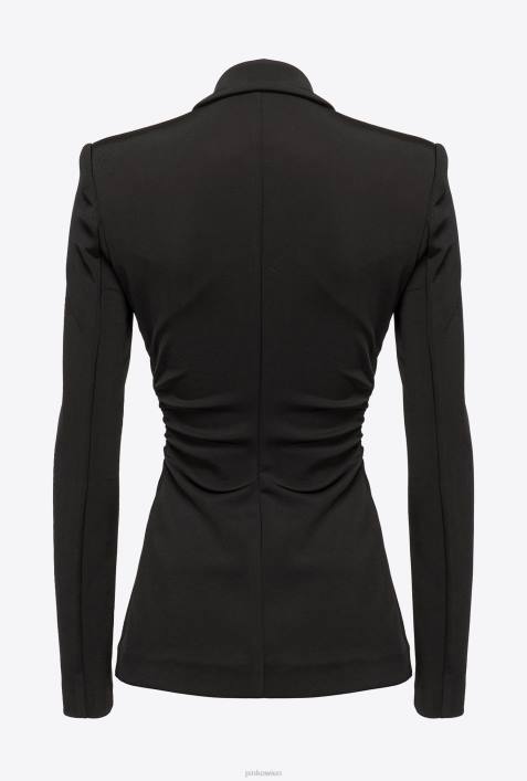 Blazer | Pinko Limousine schwarz Slim-Fit-Blazer aus technischem StoffZ4ZP611