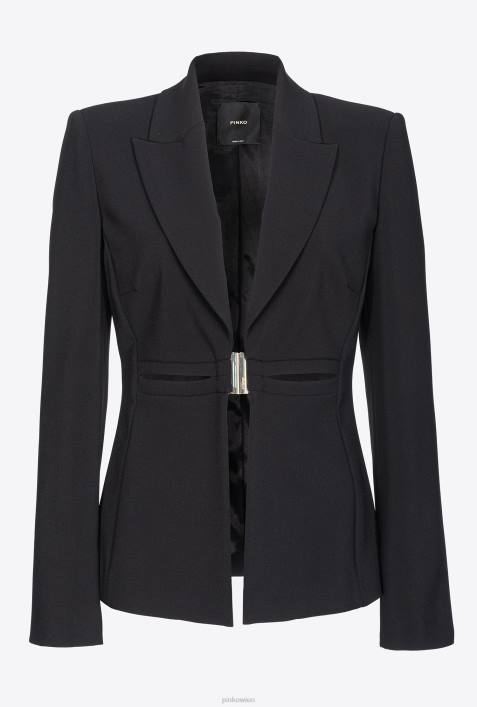 Blazer | Pinko Limousine schwarz eleganter Stretch-BlazerZ4ZP584