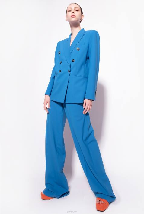 Blazer | Pinko Regisseur blau Blazer aus WollstoffZ4ZP582