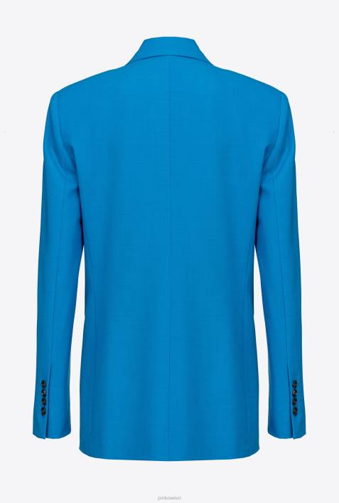Blazer | Pinko Regisseur blau Blazer aus WollstoffZ4ZP582