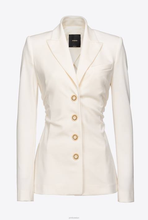 Blazer | Pinko Schneewittchen Slim-Fit-Blazer aus technischem StoffZ4ZP610