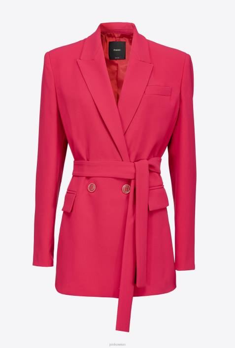 Blazer | Pinko himbeerrot Blazer mit BindegürtelZ4ZP580