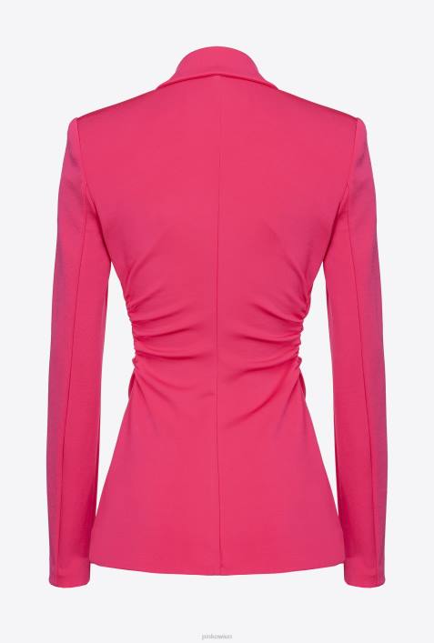 Blazer | Pinko himbeerrot Slim-Fit-Blazer aus technischem StoffZ4ZP577
