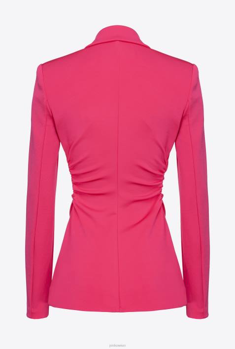 Blazer | Pinko himbeerrot Slim-Fit-Blazer aus technischem StoffZ4ZP608