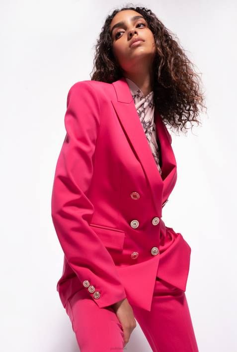 Blazer | Pinko himbeerrot Zweireihiger Voll-Milano-BlazerZ4ZP574
