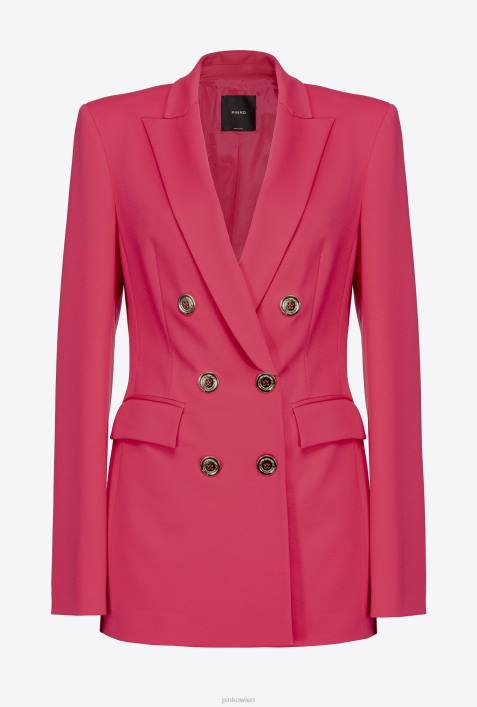 Blazer | Pinko himbeerrot Zweireihiger Voll-Milano-BlazerZ4ZP574