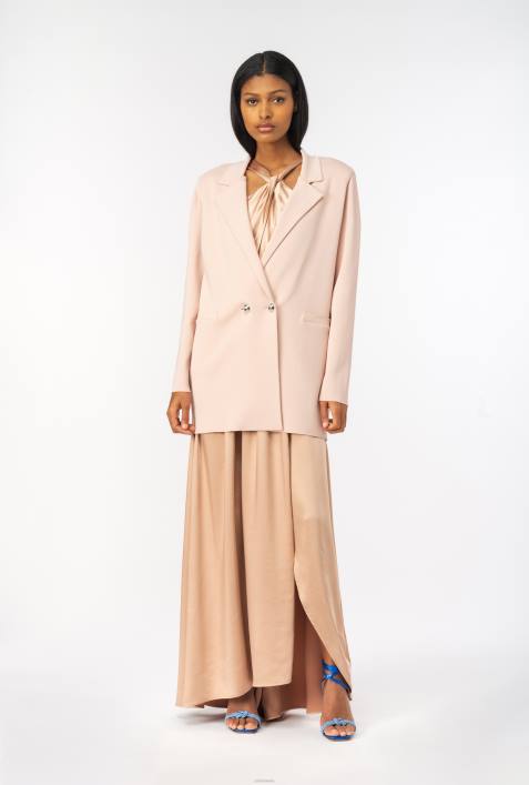 Blazer | Pinko rauchiges Rosa StrickblazerZ4ZP578