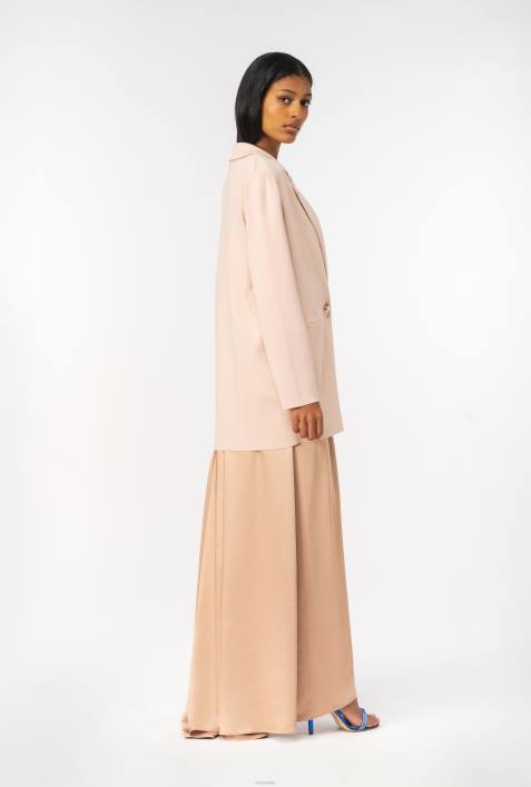 Blazer | Pinko rauchiges Rosa StrickblazerZ4ZP578