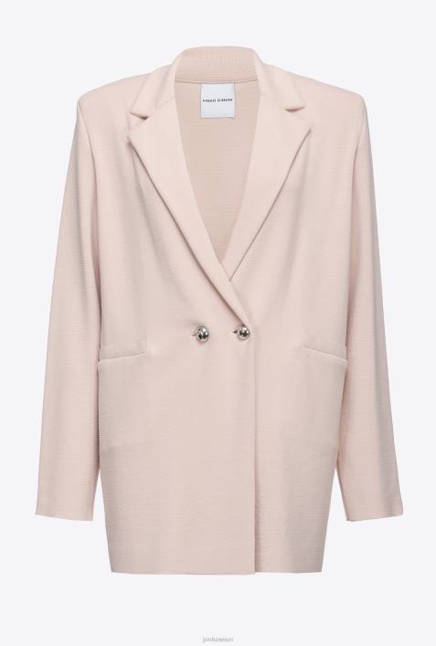 Blazer | Pinko rauchiges Rosa StrickblazerZ4ZP578