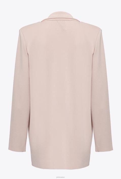 Blazer | Pinko rauchiges Rosa StrickblazerZ4ZP578