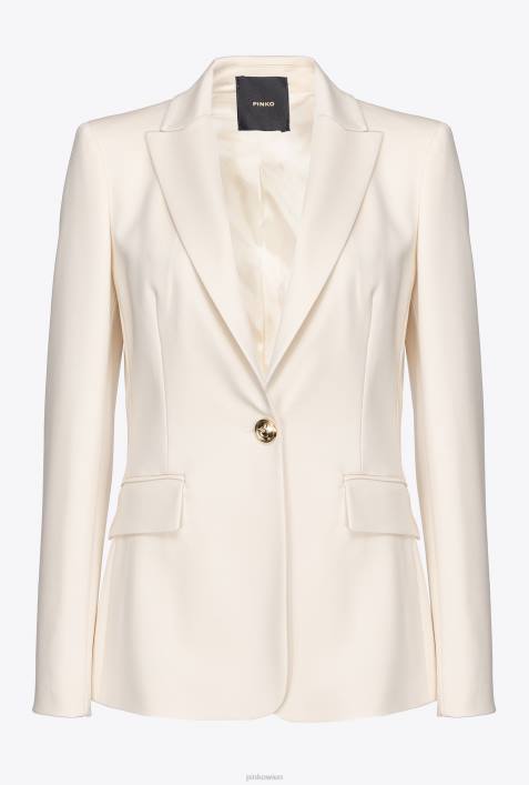 Blazer | Pinko rosa rauchweiß Einreihiger BlazerZ4ZP588