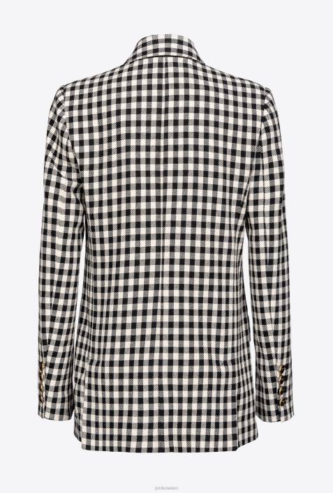 Blazer | Pinko schwarz/ecru Gingham-BlazerZ4ZP632
