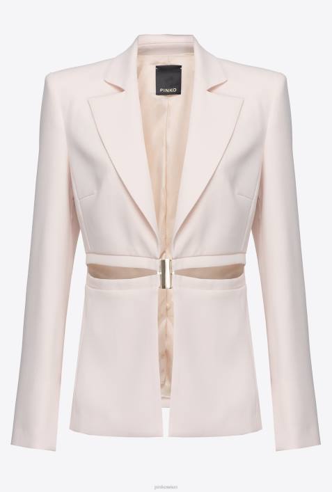 Blazer | Pinko wolkenrosa eleganter Stretch-BlazerZ4ZP583