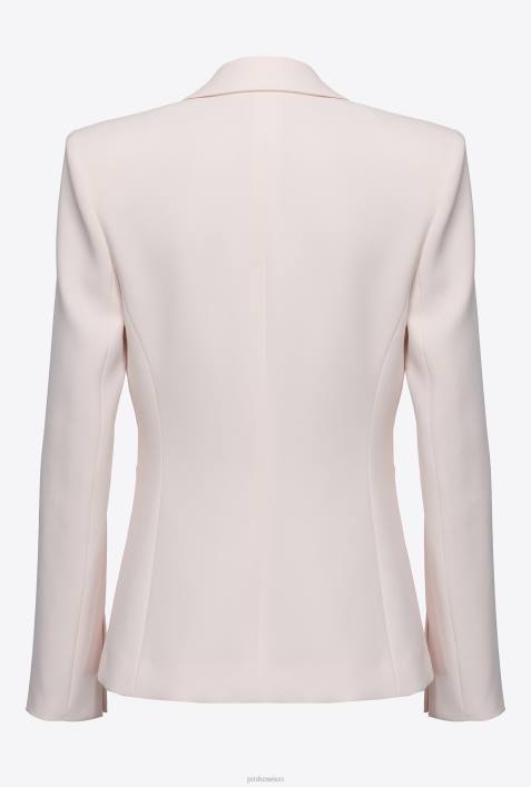 Blazer | Pinko wolkenrosa eleganter Stretch-BlazerZ4ZP583