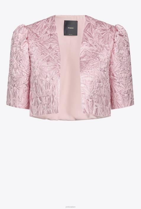 Freizeitjacken | Pinko lila Nebel Achselzucken aus Lamé-JacquardZ4ZP597