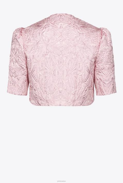 Freizeitjacken | Pinko lila Nebel Achselzucken aus Lamé-JacquardZ4ZP597