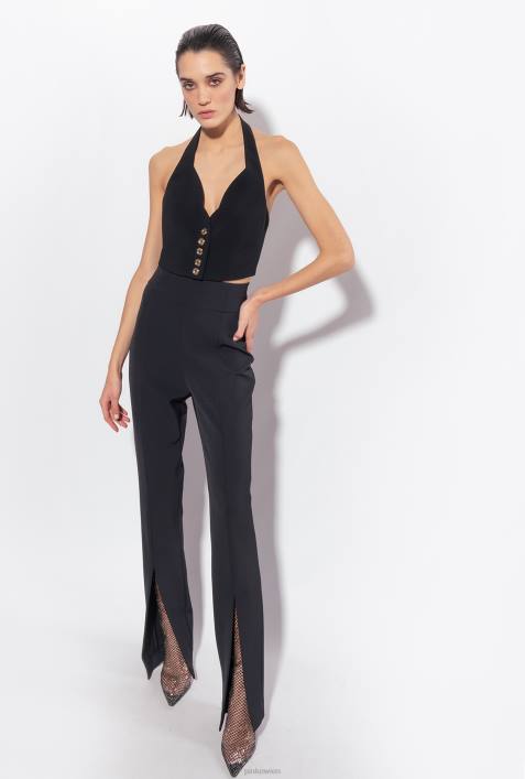 Mäntel | Pinko Limousine schwarz Neckholder-WesteZ4ZP336