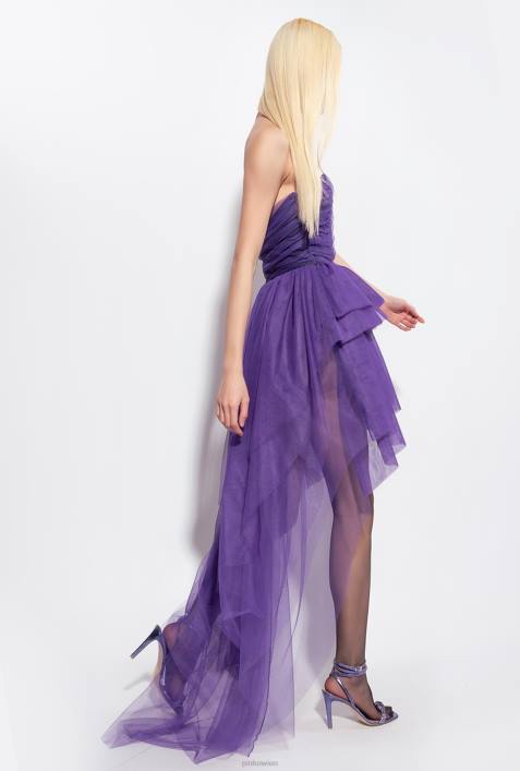 lange Kleider | Pinko Freiheit Bustierkleid aus TüllZ4ZP184