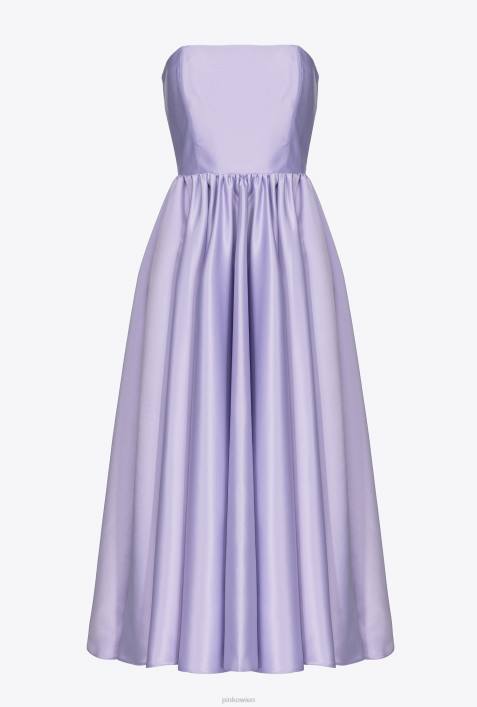 mittellange Kleider | Pinko Flieder - dunkles Sorbet Duchesse-MidikleidZ4ZP43