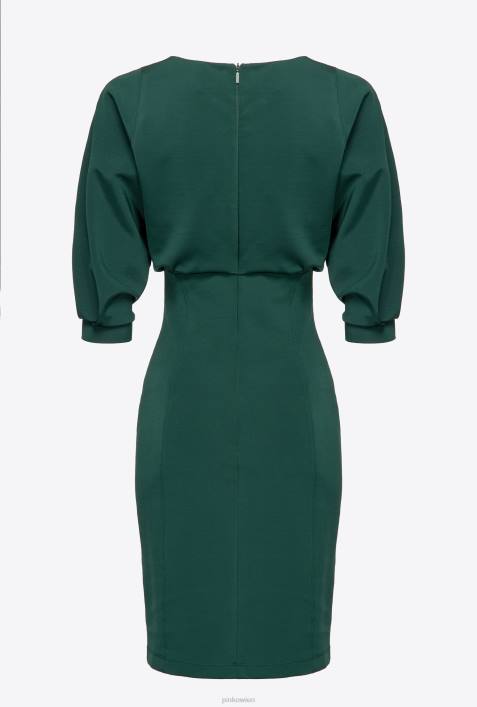 mittellange Kleider | Pinko Ponderosagrün Midikleid mit EtuirockZ4ZP214