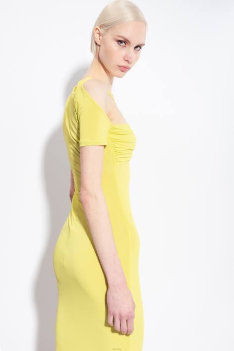 mittellange Kleider | Pinko grün - Solfatara Fließendes Midikleid aus JerseyZ4ZP4