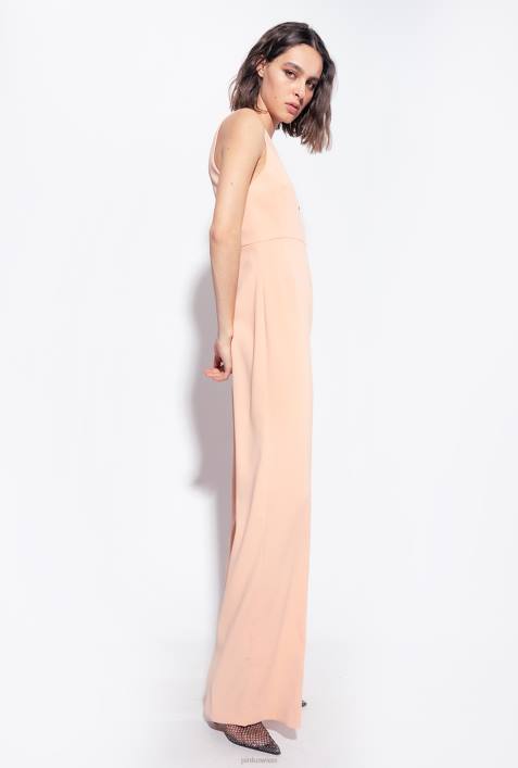 Overalls und Latzhosen | Pinko Altrosa Overall mit BlumenbroscheZ4ZP107
