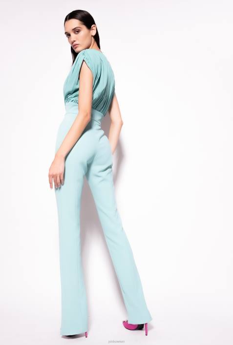 Overalls und Latzhosen | Pinko Nilblau Overall mit SchlitzenZ4ZP24