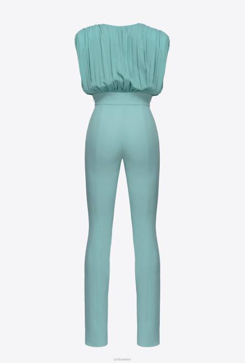 Overalls und Latzhosen | Pinko Nilblau Overall mit SchlitzenZ4ZP24