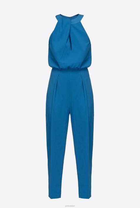 Overalls und Latzhosen | Pinko Regisseur blau Overall aus Envers-SatinZ4ZP154