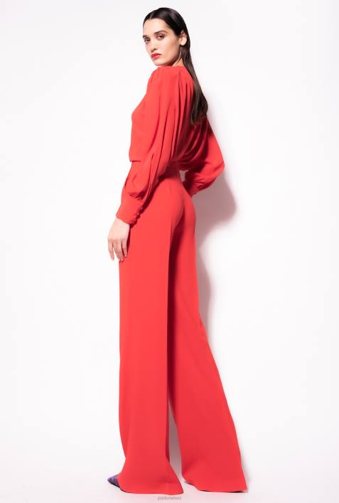 Blusen | Pinko Formel1 rot Bluse mit KnöpfenZ4ZP298