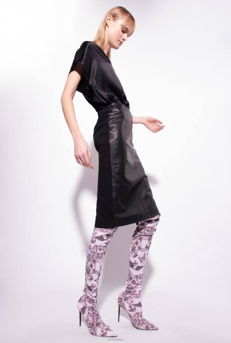 Blusen | Pinko Limousine schwarz Bluse aus Stretch-SatinZ4ZP266