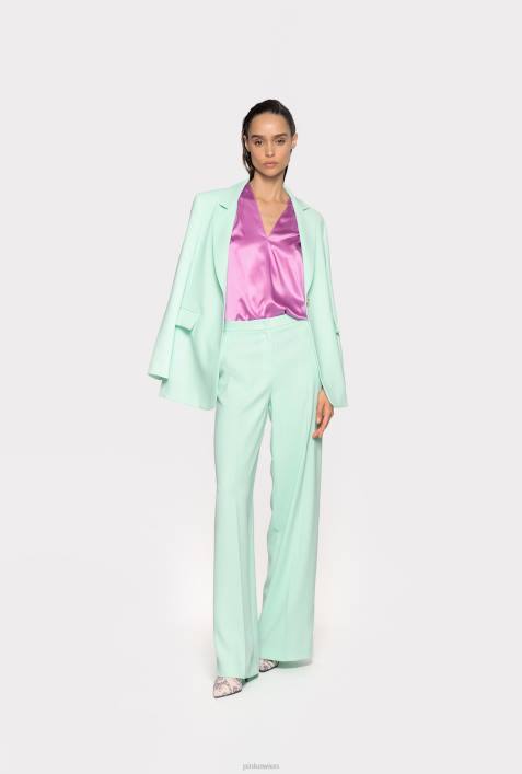 Blusen | Pinko Oper lila Bluse aus Stretch-SatinZ4ZP264