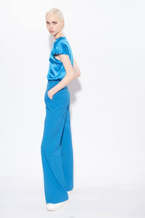 Blusen | Pinko Regisseur blau Oberteil aus Stretch-SatinZ4ZP245