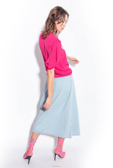 Blusen | Pinko gemütliches Fuchsia Bluse mit SchnürungZ4ZP278
