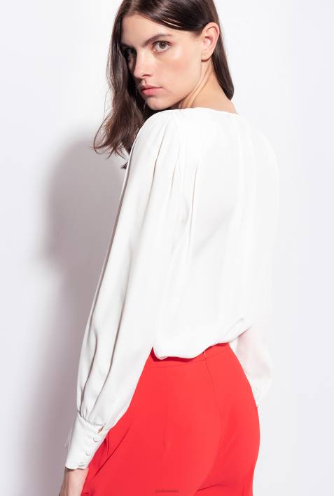 Blusen | Pinko wolkenweiß Bluse mit KnöpfenZ4ZP297