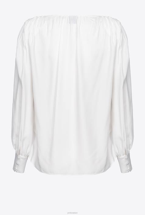 Blusen | Pinko wolkenweiß Bluse mit KnöpfenZ4ZP297
