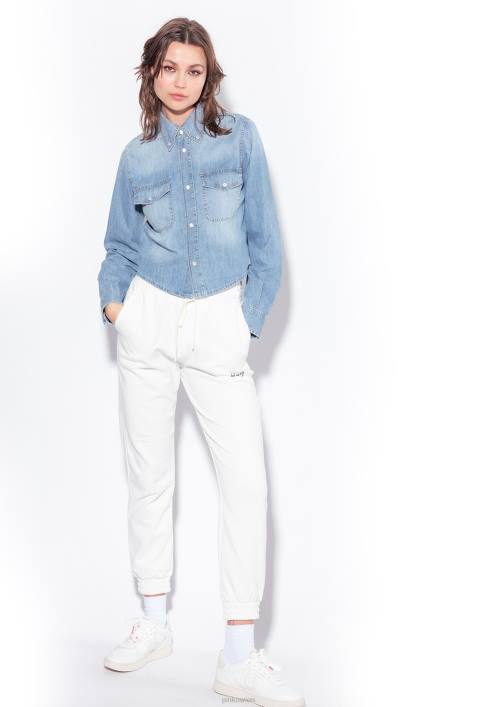 Hemden | Pinko Leichte Wäsche Jeanshemd mit Western-StickereiZ4ZP295