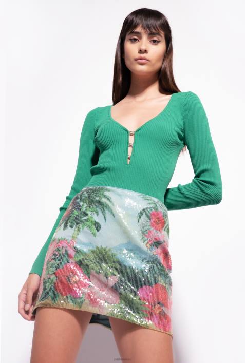 Pullover | Pinko Amazonas Langarm-Top aus RippstrickZ4ZP489
