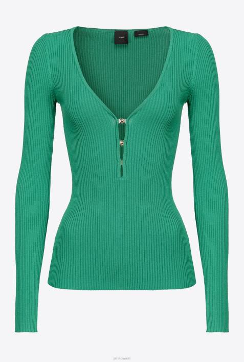 Pullover | Pinko Amazonas Langarm-Top aus RippstrickZ4ZP489