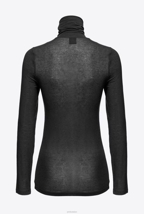 Pullover | Pinko Limousine schwarz Rollkragenpullover aus KaschmirmischungZ4ZP476