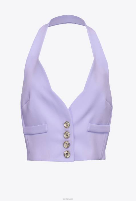 Nach oben | Pinko Flieder - dunkles Sorbet Neckholder-WesteZ4ZP335