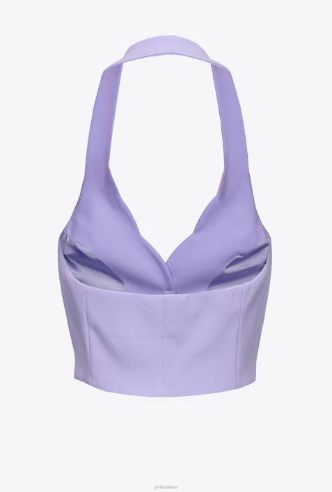 Nach oben | Pinko Flieder - dunkles Sorbet Neckholder-WesteZ4ZP335