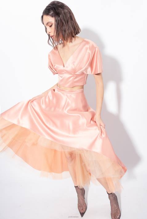 Nach oben | Pinko Kamee stieg Duchesse-Crop-TopZ4ZP439
