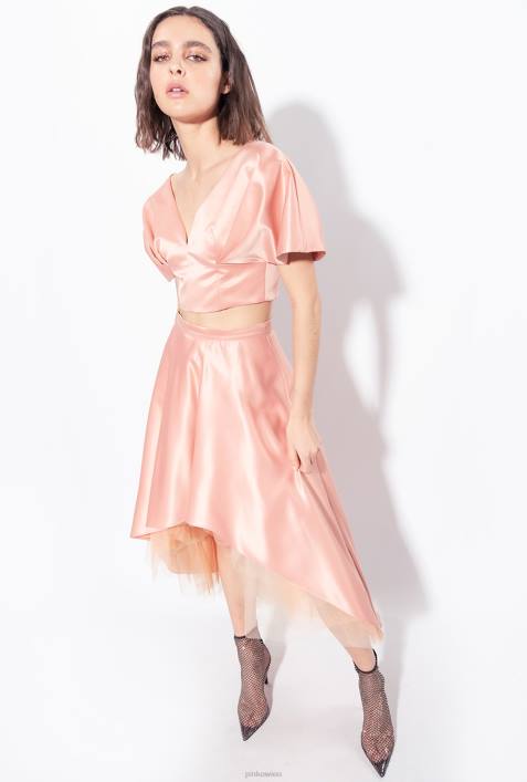 Nach oben | Pinko Kamee stieg Duchesse-Crop-TopZ4ZP439