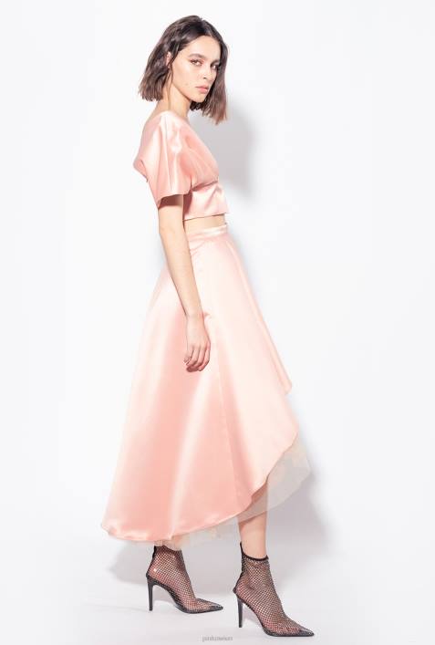 Nach oben | Pinko Kamee stieg Duchesse-Crop-TopZ4ZP439