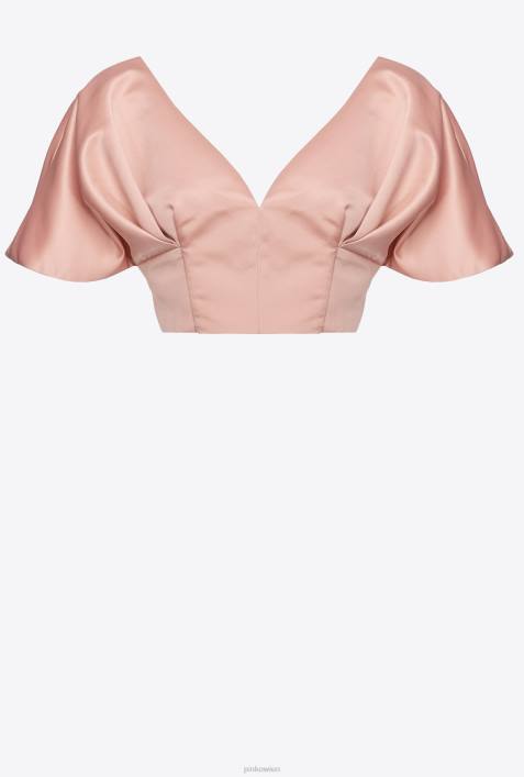 Nach oben | Pinko Kamee stieg Duchesse-Crop-TopZ4ZP439
