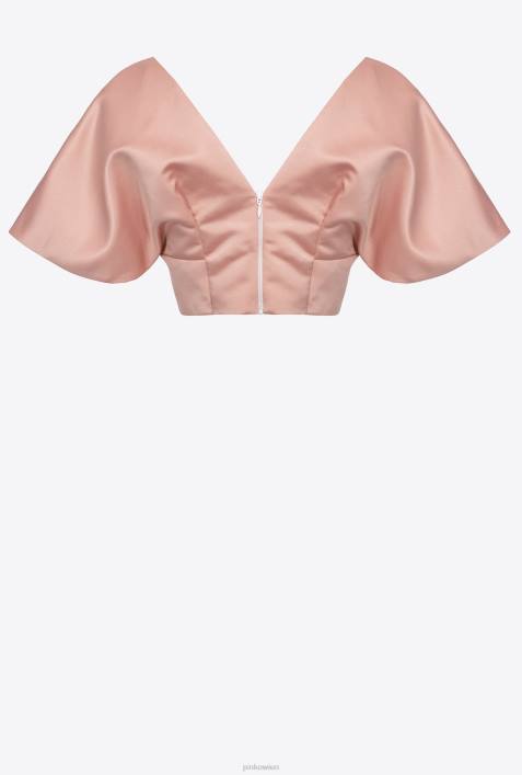 Nach oben | Pinko Kamee stieg Duchesse-Crop-TopZ4ZP439